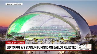 Bid to put Las Vegas A’s ballpark funding on ballot rejected by Nevada Supreme Court