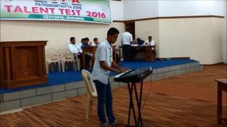 STEVE JOSEPH SAM Playing in PYPA Talent Test , Pathanamthitta Zone