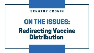 Senator John J. Cronin asks Secretary Marylou Sudders about redirecting vaccine distribution.