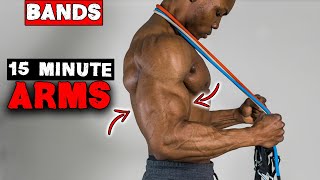 15 MINUTE ARMS WORKOUT WITH FITBEAST RESISTANCE BAND