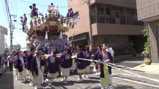 2015年　神戸・住吉だんじり⑥　曳行・吉田