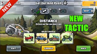 ⚡ 🧐 New Tactic (Get Out And Push) - Hill Climb Racing 2