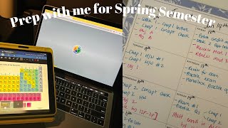 College Vlog: Spring Semester Session A @ASU Online | Prep with me