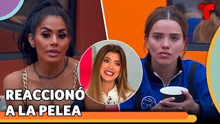 Kimberly Flores reacciona a pelea de Maripily y Thalí | Telemundo Entretenimiento