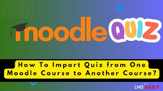 How to Import Quiz from Moodle course to other course #moodle #education #elearning #teacher #edtech