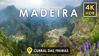 Madeira 4K - Curral das Freiras 'Nuns Valley' | Epic Mountain Village in Portugal Walking Tour HDR