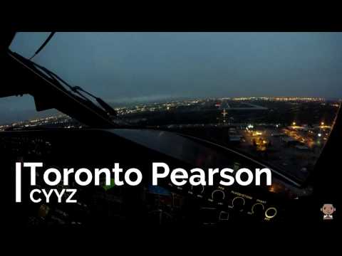 Landing at Toronto Pearson Airport Landing at Toronto Pearson Airport