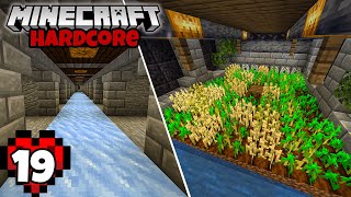 Let's Play Minecraft Hardcore | Secret Tunnel Farm