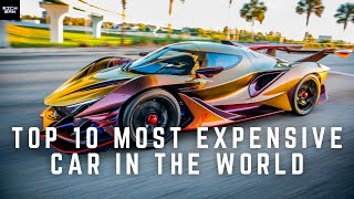 Top 10 Most Expensive Car In The World