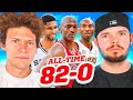 We Made ALL-TIME 82-0 NBA Teams!