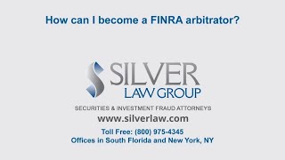 How can I become a FINRA arbitrator?