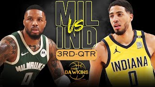 Milwaukee Bucks vs Indiana Pacers Game 2 Highlights 3rd-QTR | April 23 | 2024 NB