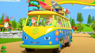 Beach Ride - Wheels on the Bus & More Vehicle Songs, Rhymes for Kids