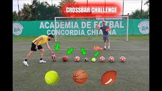 CROSSBAR CHALLENGE cu diferite MINGI (+ alte probe)