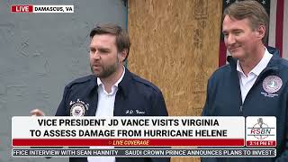 WATCH: Vice President JD Vance Speaks to the Press on Disaster Relief in Damascus, VA - 1/27/25