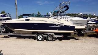 2006 Sea Ray 240 Sundeck Review -Live Video Walkthrough