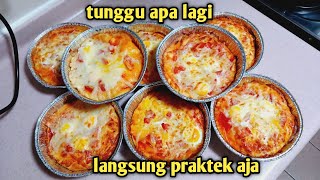 PIZZA TELUR PUYUH TUNGGU APALAGI LANGSUNG PRAKTEK BUAT HIDANGAN UNTUK KELUARGA DIRUMAH