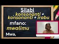 silabi unda silabi kiswahili silabi za kiswahili