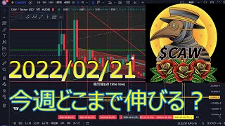 仮想通貨CAWテクニカル分析・雑談　2023/02/21