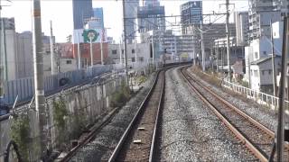 【前面展望】放出駅→京橋駅手前の複々線化工事(おおさか東線) 2014/12/07