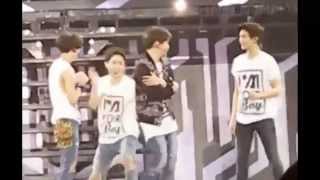 Onew 's Funny Moment + Smile , Laughing , Sangtae (Random Video)