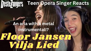 Teen Opera Singer Reacts To Floor Jansen - Vilja Lied