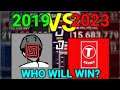 PewDiePie 2019 VS T-Series 2023! Who gained more subscribers in a year?