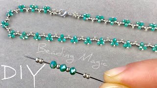 Easy Seed Bead Necklace Tutorial: Easy Beaded Choker