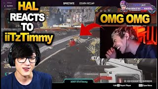 TSM ImperialHal *AMAZED* Spectating iiTzTimmy in Ranked - The CEO is impressed!! ( apex legends )