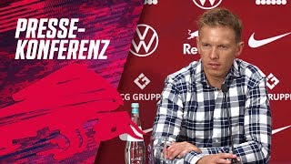 Die Pressekonferenz nach dem Heimspiel RB Leipzig vs. FC Bayern München