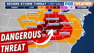 Relentless Severe Weather Targets Ohio And Tennessee Valleys With More Tornadoes Possible