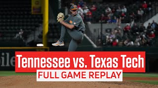 Full Game Replay: Tennessee Baseball Vs. Texas Tech Baseball | Shriners Children's College Showdown