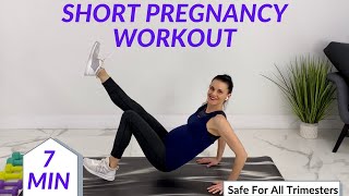 7 Minute Pregnancy Workout / Quick Pregnancy Workout / Pregnancy Cardio