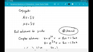 Linear systems in the plane, Part 3 Complex eigenvalues
