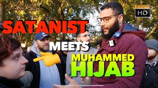 Satanist meets Muhammed Hijab! Hijab Vs Satanist | Speakers Corner | Hyde Park