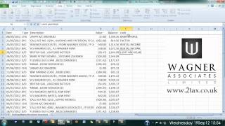 Wagner Quick Bank coding in Excel for your accountant