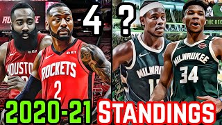 Predicting The NBA's 2020-21 Eastern And Western Conference Standings