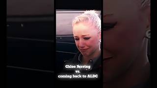 Chloe Leaving Vs. Coming Back to the ALDC #dancemoms #chloelukasiak