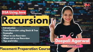 Recursion in 1 Shot | Data Structures using Java #32