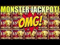 ★JACKPOT HANDPAY!★ MY BIGGEST BUFFALO WIN!! 15 HEADS! WONDER 4 GOLD BOOST BUFFALO GOLD Slot Machine