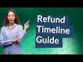 How long do refunds take on debit cards?