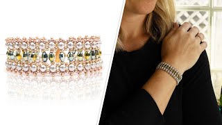 Queen's Gate Bracelet - DIY Jewelry Making Tutorial by PotomacBeads