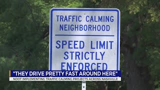 NDOT implementing traffic calming projects across Nashville