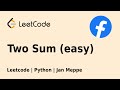 Two Sum - Leetcode 1 - Python - Hashmap