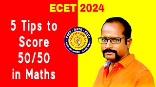 5 Tips to Score 50/50 in Maths  ECET -2024 SAIMEDHA