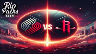 Portland Trail Blazers at Houston Rockets - Play-by-Play Clock/Score