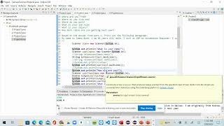Project2- Java Scanner, User INput