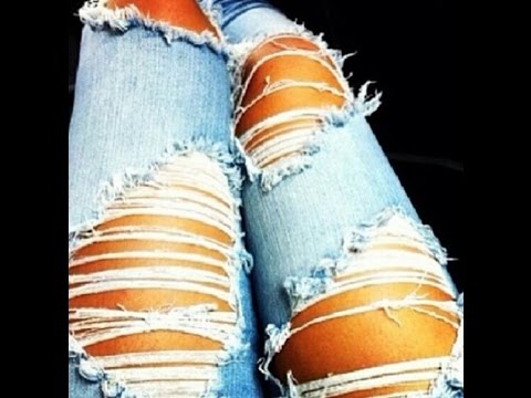 DIY: How to make your own Ripped Jeans DIY: How to make your own Ripped Jeans