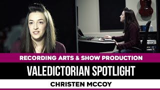 Christen McCoy: Valedictorian Spotlight | Recording Arts