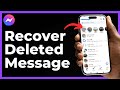 How to Recover Deleted Messages on Messenger 2026 - Full Guide